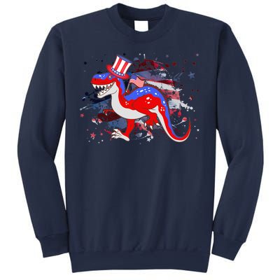 USA Patriotic Presidential Dinosaur Sweatshirt