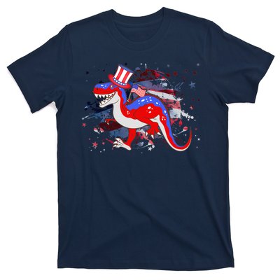 USA Patriotic Presidential Dinosaur T-Shirt