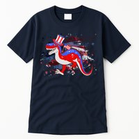 USA Patriotic Presidential Dinosaur Tall T-Shirt