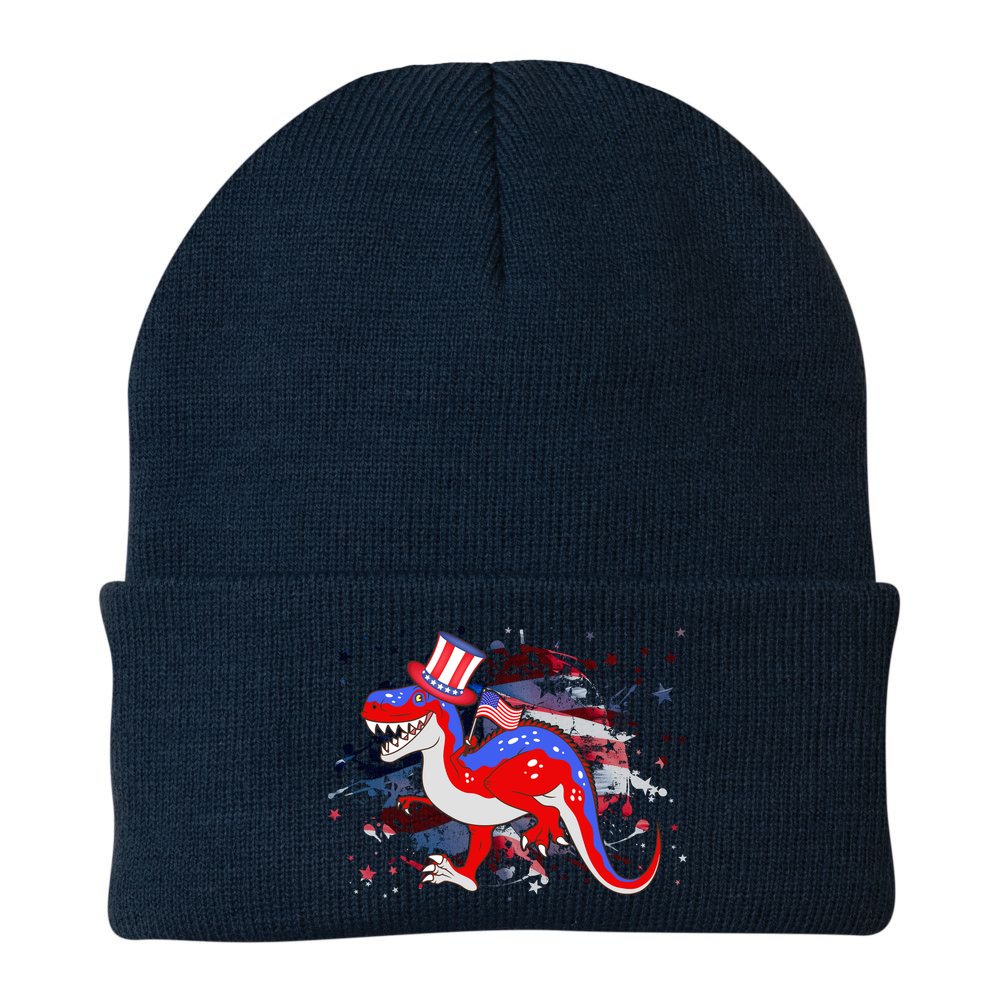USA Patriotic Presidential Dinosaur Beanie