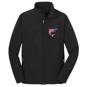 USA Patriotic Shark Core Soft Shell Jacket