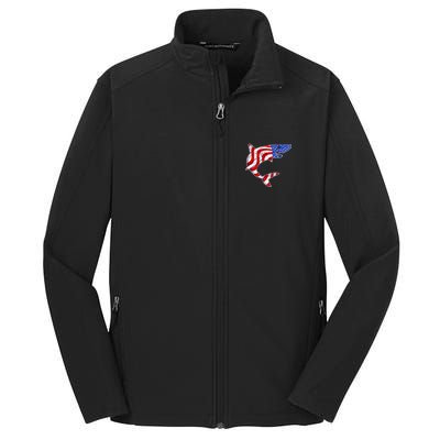 USA Patriotic Shark Core Soft Shell Jacket