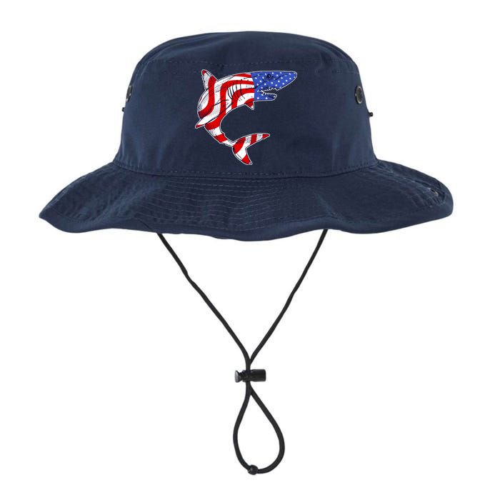 USA Patriotic Shark Legacy Cool Fit Booney Bucket Hat