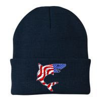 USA Patriotic Shark Knit Cap Winter Beanie