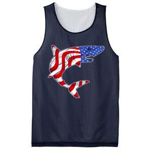 USA Patriotic Shark Mesh Reversible Basketball Jersey Tank