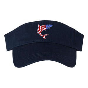 USA Patriotic Shark Valucap Bio-Washed Visor