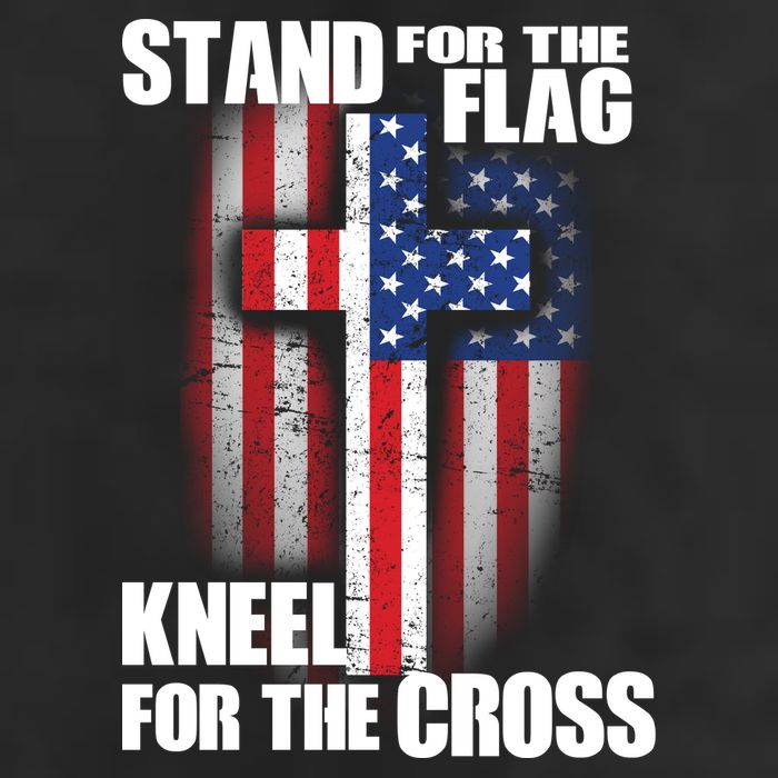 USA Patriotic Stand For The Flag Kneel For The Cross 15oz Campfire Ceramic Mug