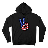 USA Peace Sign Hoodie