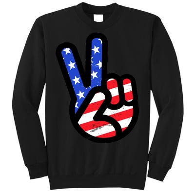 USA Peace Sign Sweatshirt