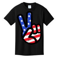 USA Peace Sign Kids T-Shirt