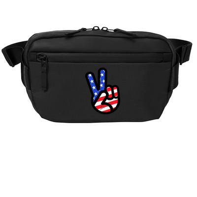 USA Peace Sign Crossbody Pack