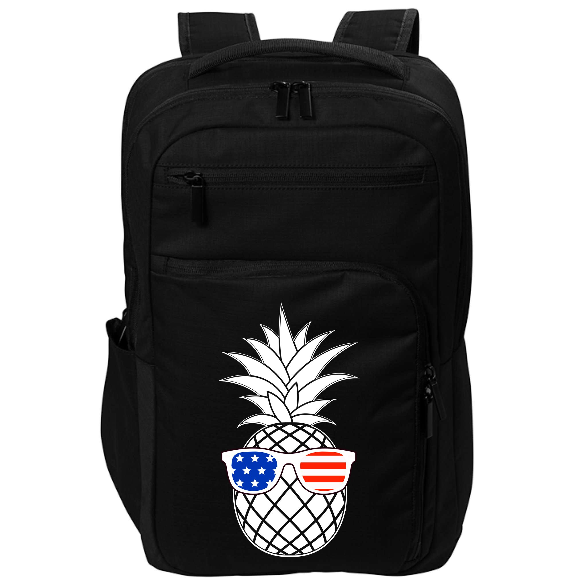 USA Pineapple With Sunglasses Impact Tech Backpack
