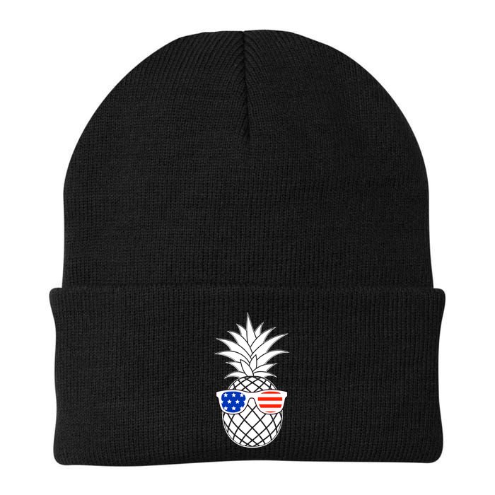 USA Pineapple With Sunglasses Beanie