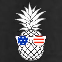 USA Pineapple With Sunglasses Beanie