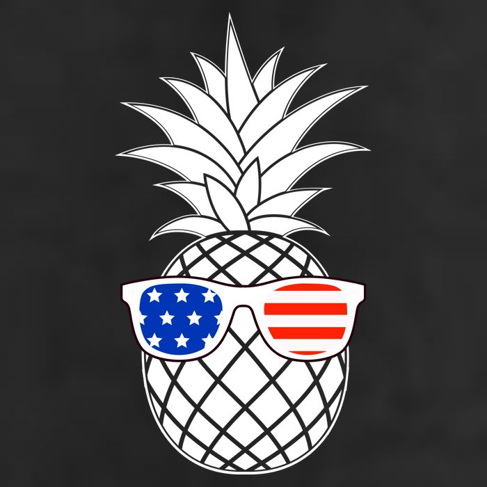 USA Pineapple With Sunglasses Beanie