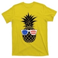 USA Pineapple With Sunglasses T-Shirt