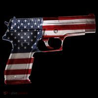 USA Pistol Gun Backpack