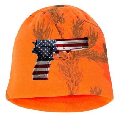 USA Pistol Gun Kati - Camo Knit Beanie