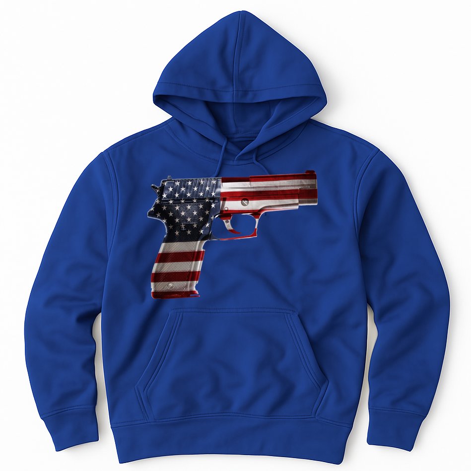 USA Pistol Gun Hoodie