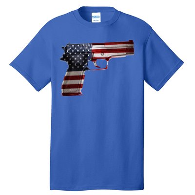 USA Pistol Gun Tall T-Shirt