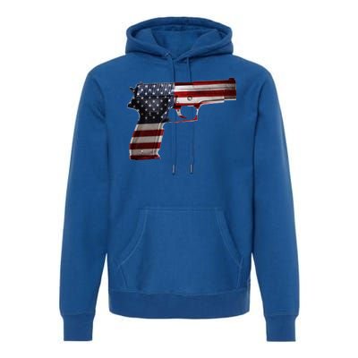 USA Pistol Gun Premium Hoodie