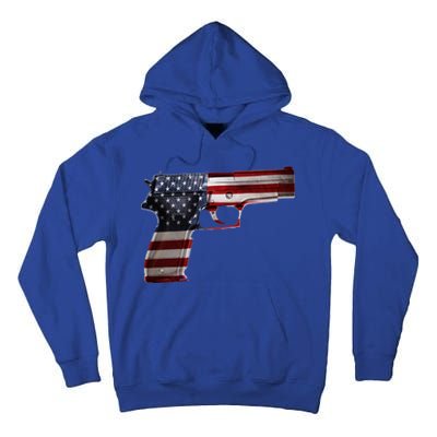 USA Pistol Gun Tall Hoodie