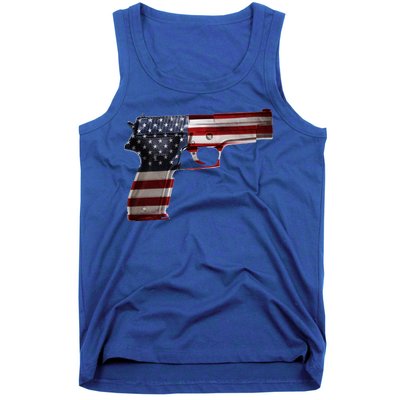 USA Pistol Gun Tank Top