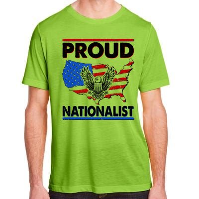 USA Proud Nationalist  Adult ChromaSoft Performance T-Shirt