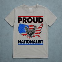 USA Proud Nationalist  T-Shirt