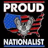 USA Proud Nationalist  7-Panel Snapback Hat