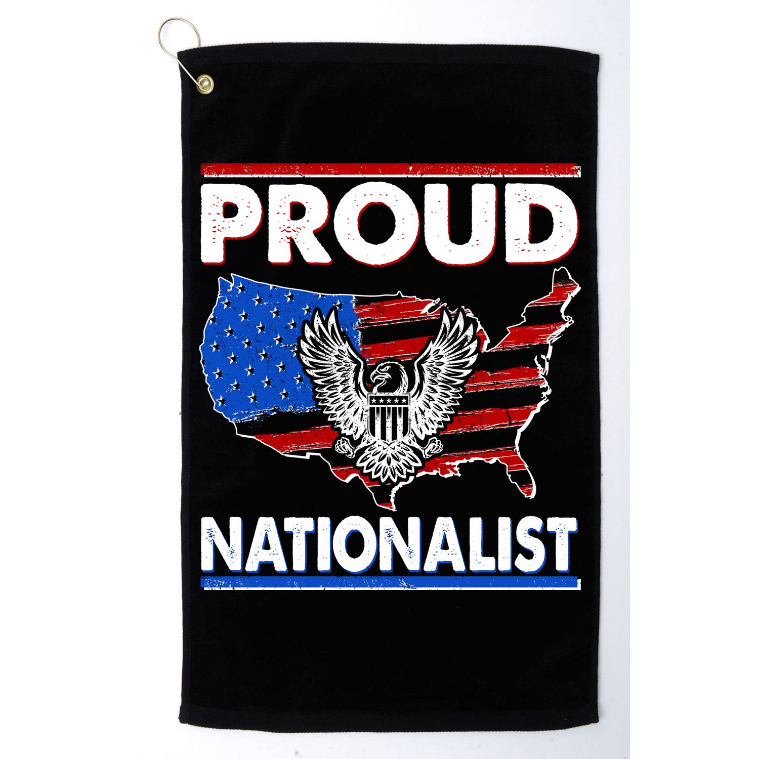 USA Proud Nationalist  Golf Towel