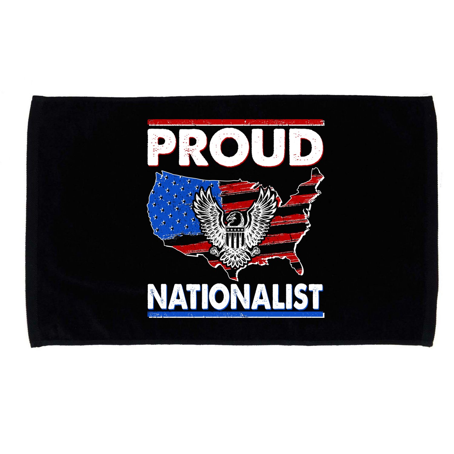 USA Proud Nationalist  Microfiber Hand Towel