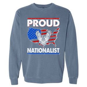 USA Proud Nationalist  Garment-Dyed Sweatshirt