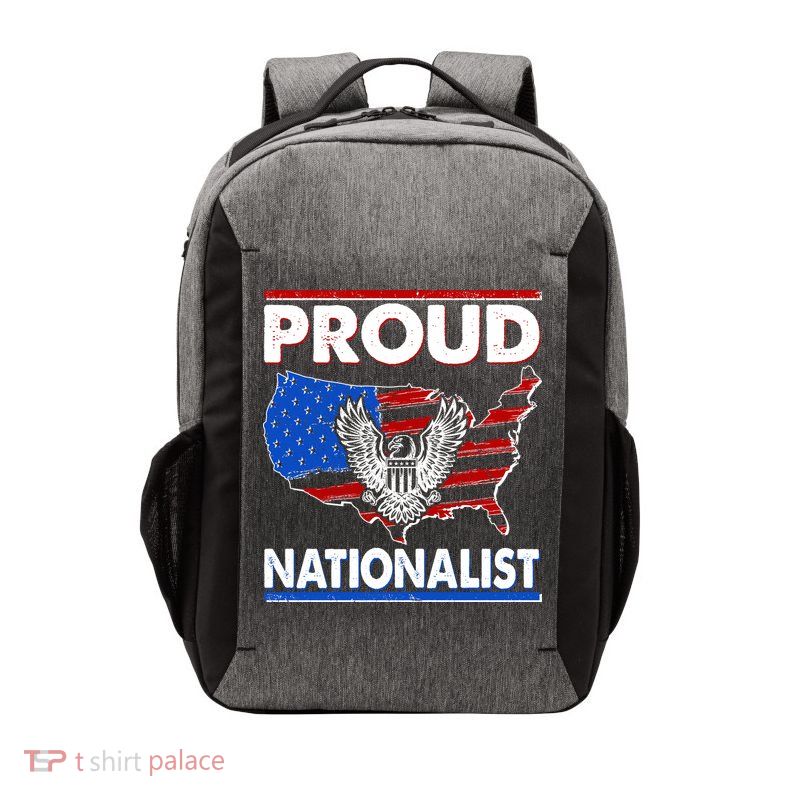 USA Proud Nationalist  Vector Backpack