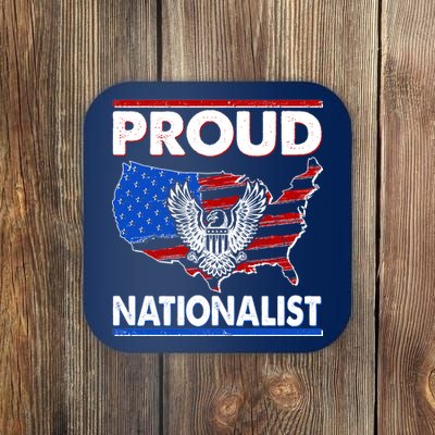 USA Proud Nationalist  Coaster