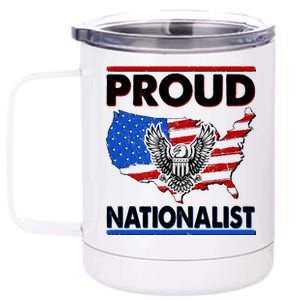 USA Proud Nationalist  12 oz Stainless Steel Tumbler Cup