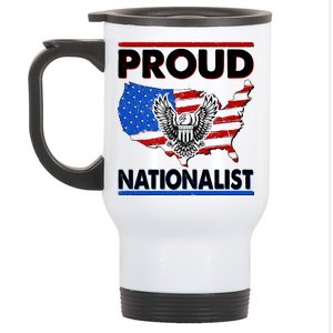 USA Proud Nationalist  Stainless Steel Travel Mug