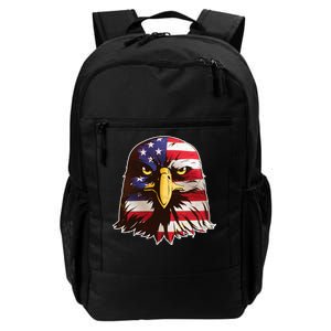 USA Red White And Blue Bald Eagle Daily Commute Backpack