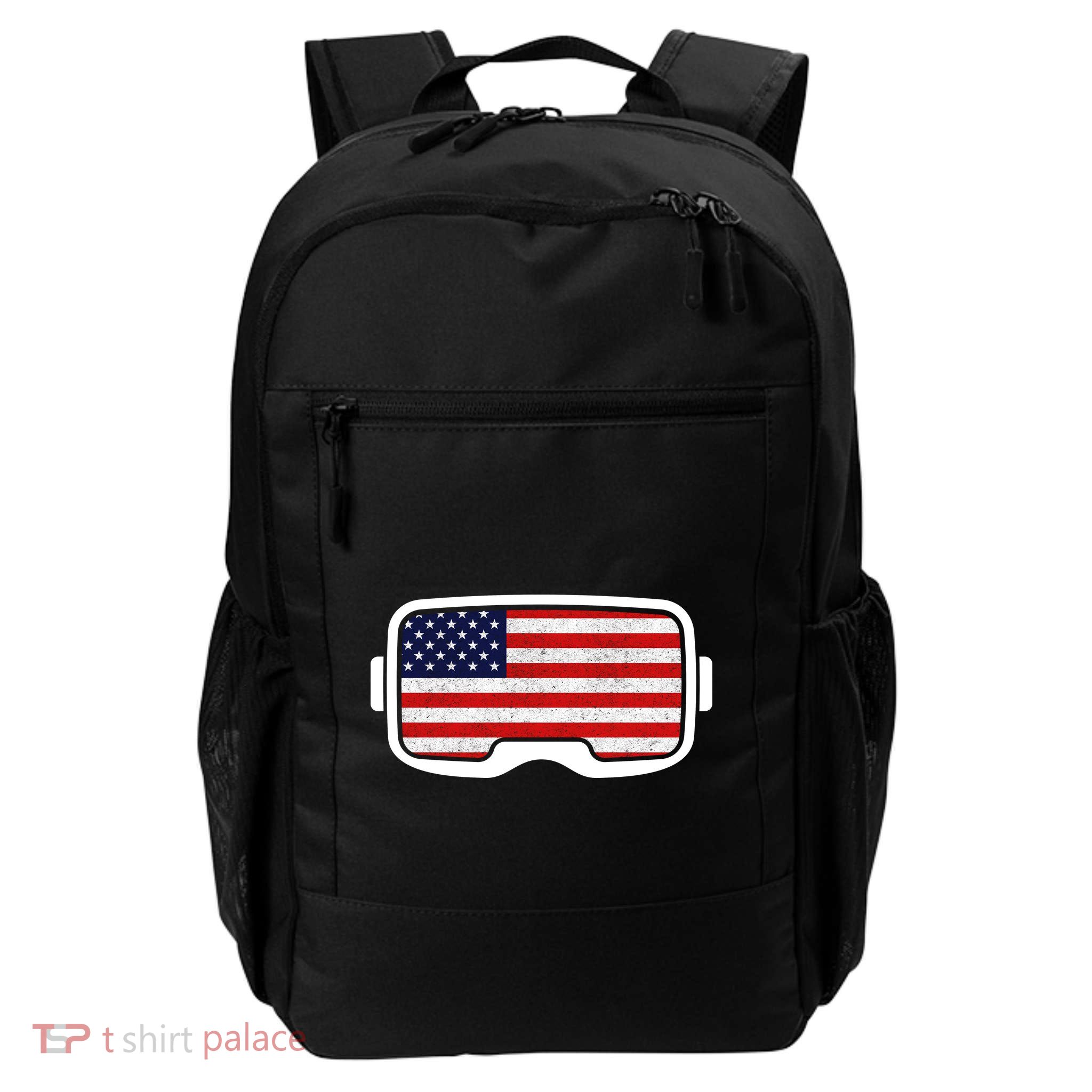 USA Retro Video Game Flag Backpack