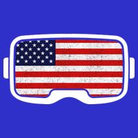 USA Retro Video Game Flag Tank Top
