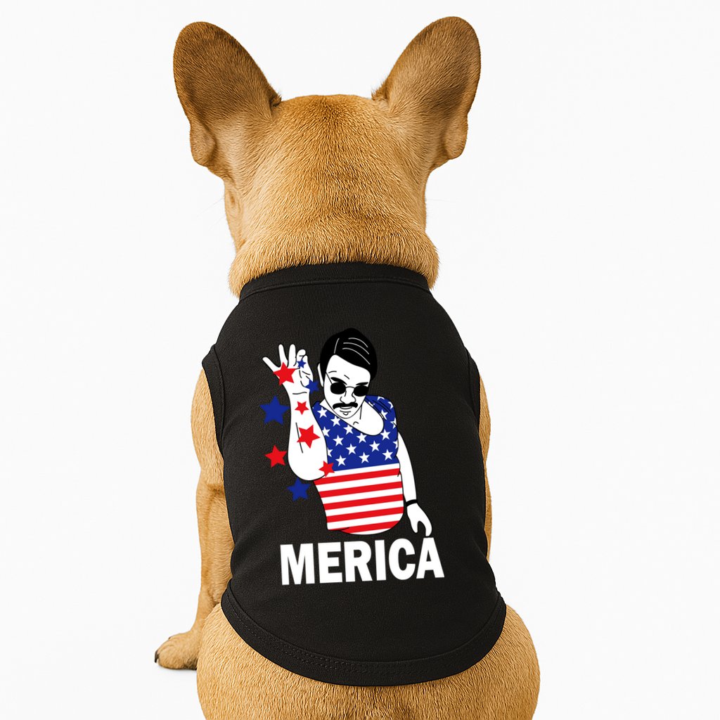 USA Salt Bae Merica Doggie Tank