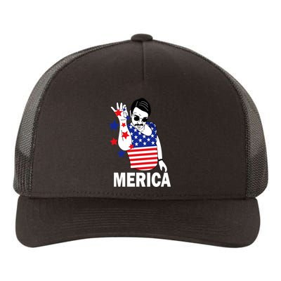 USA Salt Bae Merica Yupoong Adult 5-Panel Trucker Hat