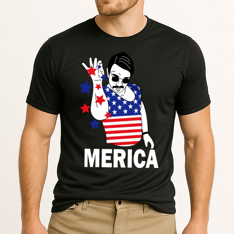 USA Salt Bae Merica Cooling Performance Crew T-Shirt
