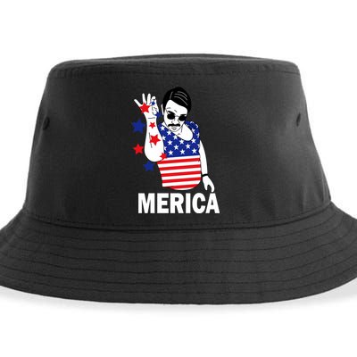 USA Salt Bae Merica Sustainable Bucket Hat