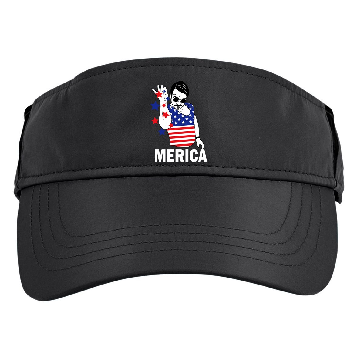 USA Salt Bae Merica Adult Drive Performance Visor