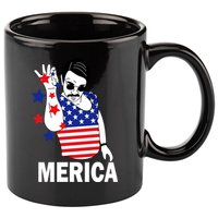 USA Salt Bae Merica 11oz C Handle Ceramic Mug