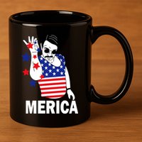 USA Salt Bae Merica 11oz C Handle Ceramic Mug