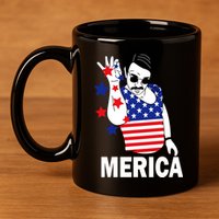 USA Salt Bae Merica 11oz C Handle Ceramic Mug