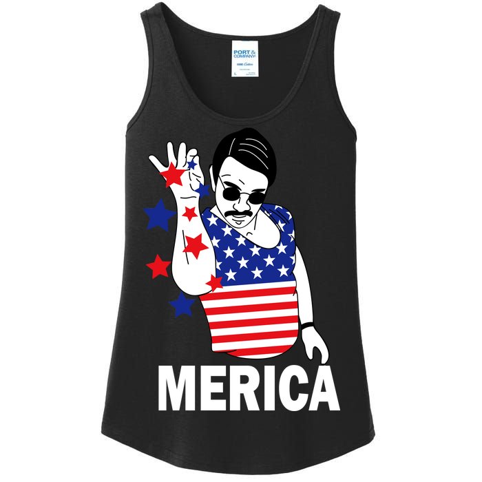 USA Salt Bae Merica Ladies Essential Tank