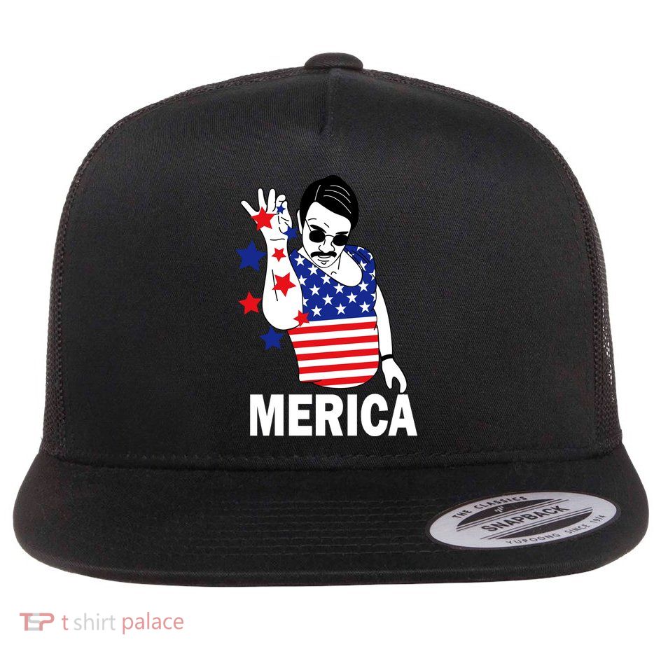 USA Salt Bae Merica Flatbill Hat